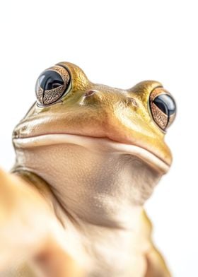 Close-up Frog Selfie