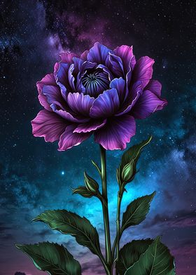 Cosmic Flower Bloom