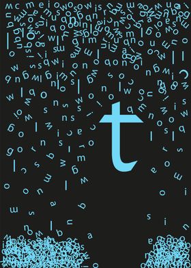 Letter T Typography