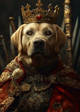 Dog King Portrait