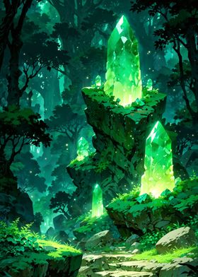 Emerald Crystal Forest