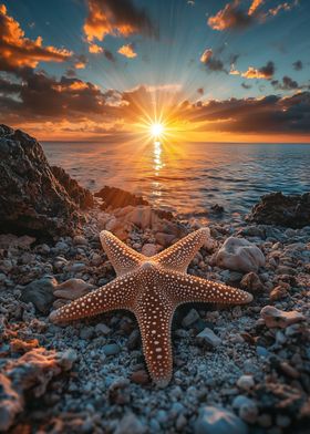 Starfish Sunset