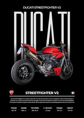 Ducati Streetfighter V2 Motorcycle