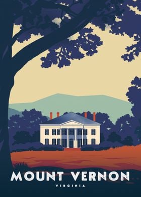 Mount Vernon Virginia Poster