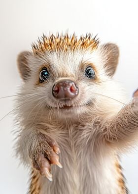 Cute Hedgehog Selfie