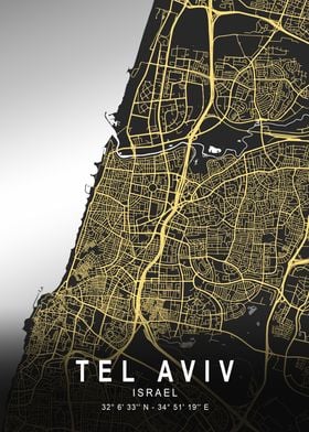 Tel Aviv Silver Map