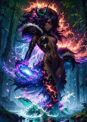 Dark Fantasy Demoness