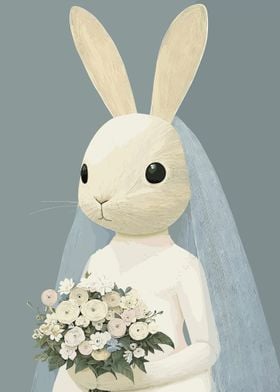 Bunny Bride Illustration