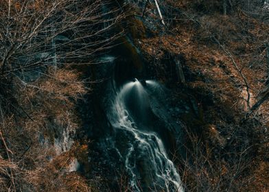 Waterfall in Forest