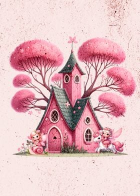 Fairy House with Unicorn