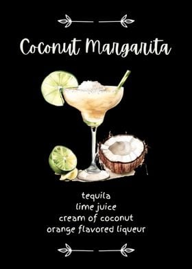 Coconut Margarita Cocktail