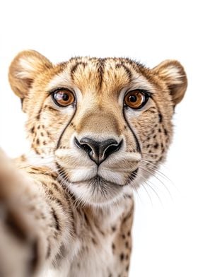 Cheetah Selfie