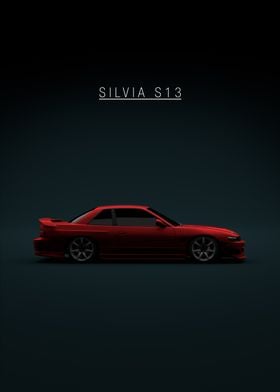 Nissan Silvia S13 G-Corporation - Red