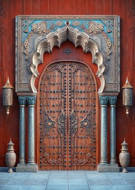 Ornate Wooden Doors