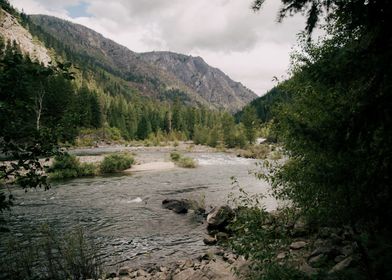 Mountain River Landscape