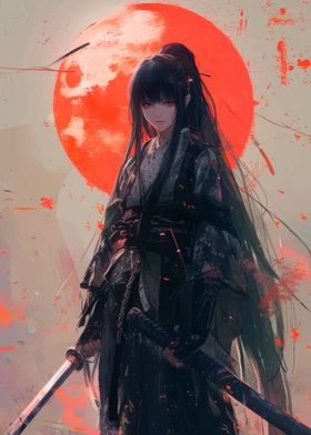 Anime Samurai Girl