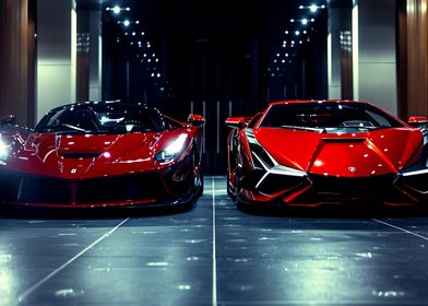 Ferrari and Lamborghini