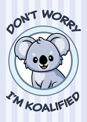 Koala Pun Poster