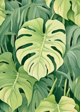 Tropical Leaf Pattern