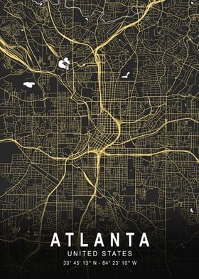 Atlanta Silver Map