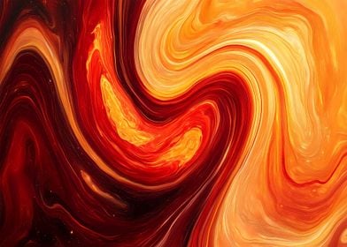 Abstract Swirling Colors