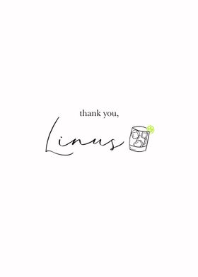 Linus Thank You Card