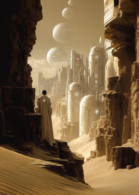 Alien Desert Cityscape