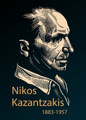 Nikos Kazantzakis Portrait