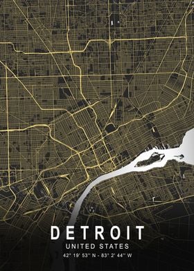 Detroit Silver Map