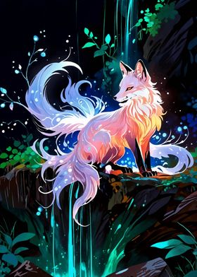 Mystical Fox Waterfall