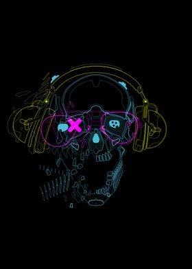 Cyberpunk Skull 1.0