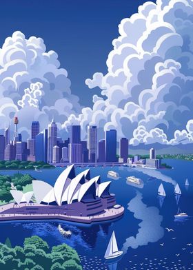 Sydney Opera House Skyline