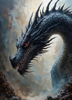 Black Dragon Portrait