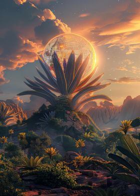 Alien Planet Sunset