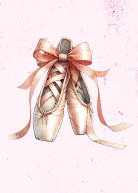 Ballet Shoes with Bow