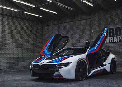 BMW i8 with Custom Wrap