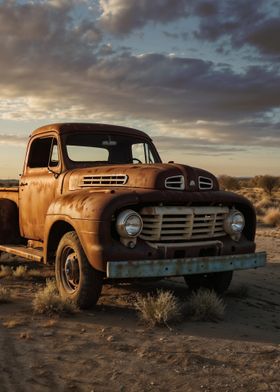 Rusty Vintage Pickup Truck