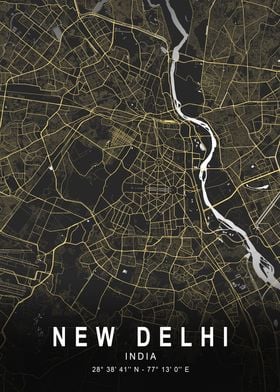 New Delhi City Map