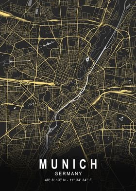 Munich Silver Map