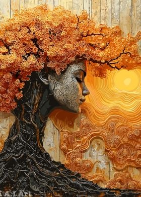 Woman Tree Art