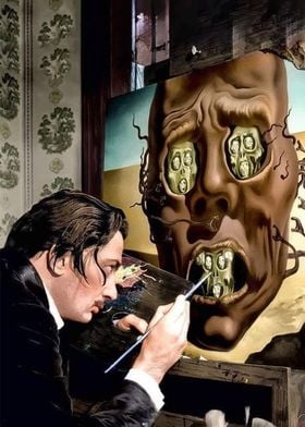 Salvador Dali Surrealist painting