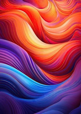 Abstract Wavy Pattern