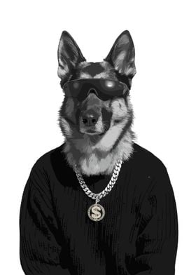 German Shepherd Cool