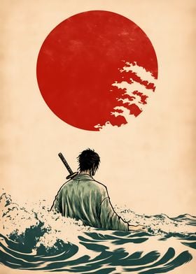 Great Wave Samurai 