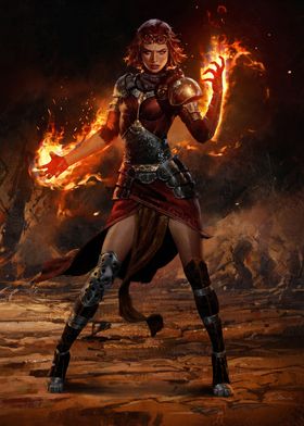 Chandra, Flame's Catalyst - Magic the Gathering