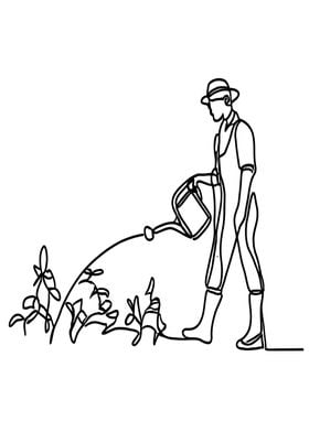 Line Art Gardener