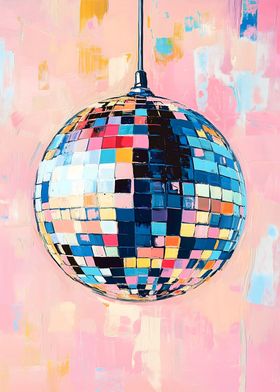 Disco Ball Painting