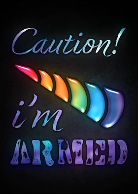 Caution! I'm Armed Unicorn