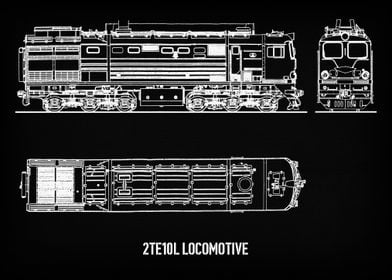 2TE10L Locomotive