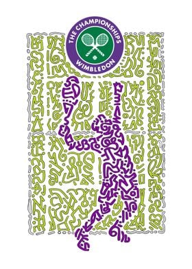 Wimbledon Tennis Doodle